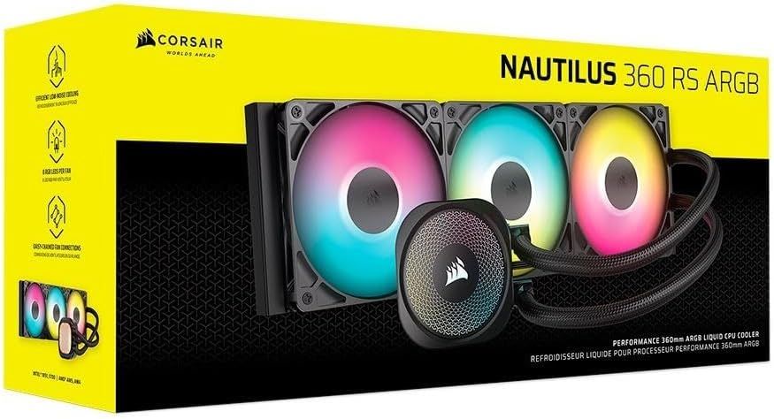 CORSAIR Nautilus 360 RS ARGB Liquid CPU Cooler