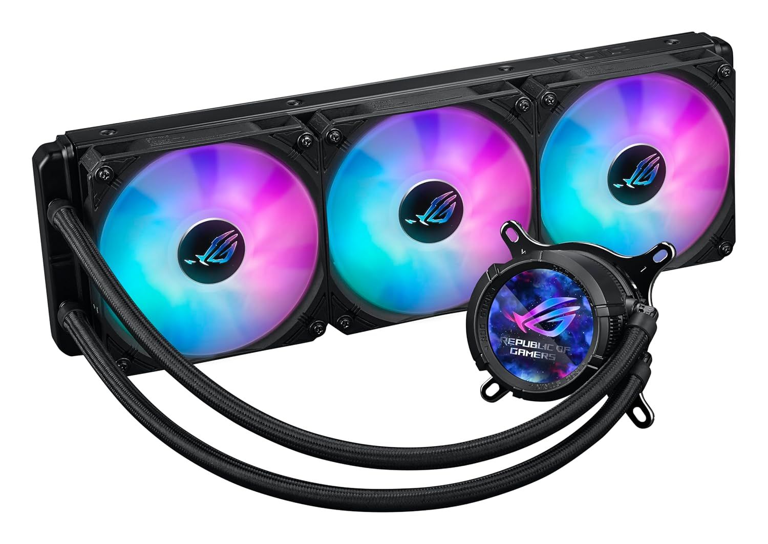 ASUS ROG Strix LC III 360 ARGB LCD All-in-one CPU Liquid Cooler - Intel® LGA 1700, 1200, 115X - AMD Socket AM4, AM5 – with 2.1" IPS LCD